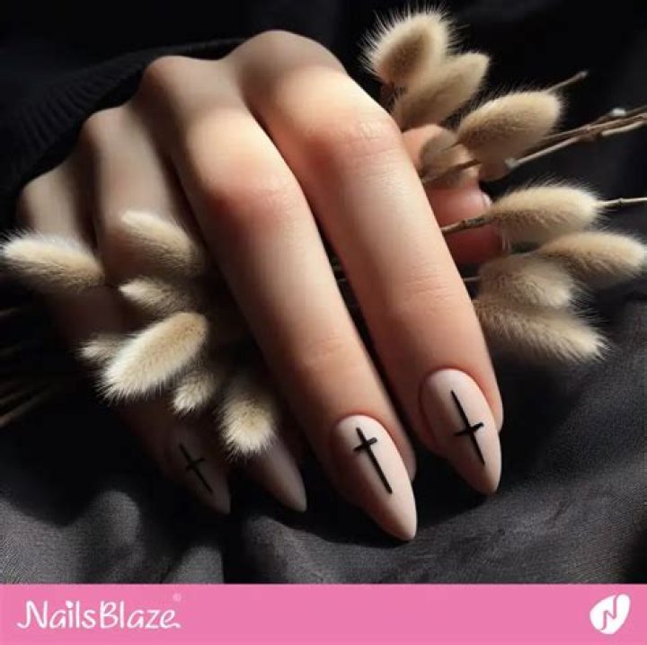 Discover The Dark Enchantment Of Goth Easter Nails